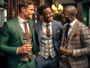 bespoke mod suit style in Christmas 