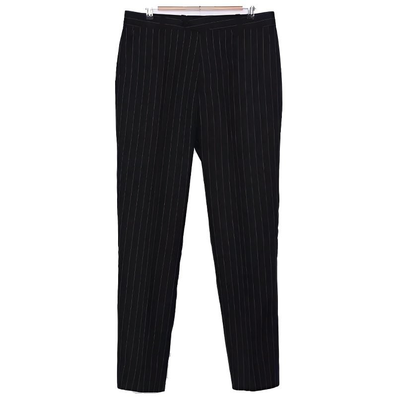 Black and White Pinstripe Mod Suit – Timeless Vintage Fashion - Image 4