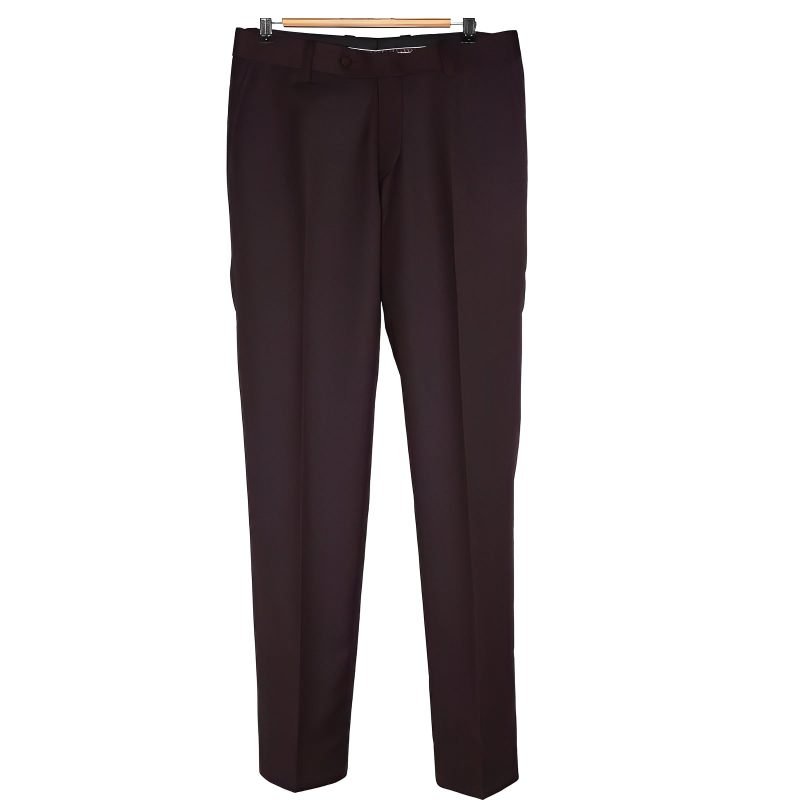 Burgundy & Black Two-Tone Mod Suit pant