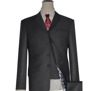 Grey Houndstooth 3-Piece Mod Suit