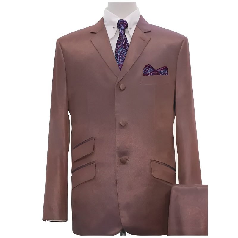 Bronze & Blue Two-Tone Suit Jacket