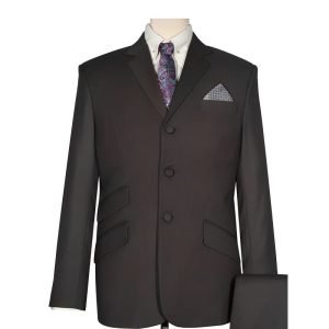 Brown Birdseye Mod Suit