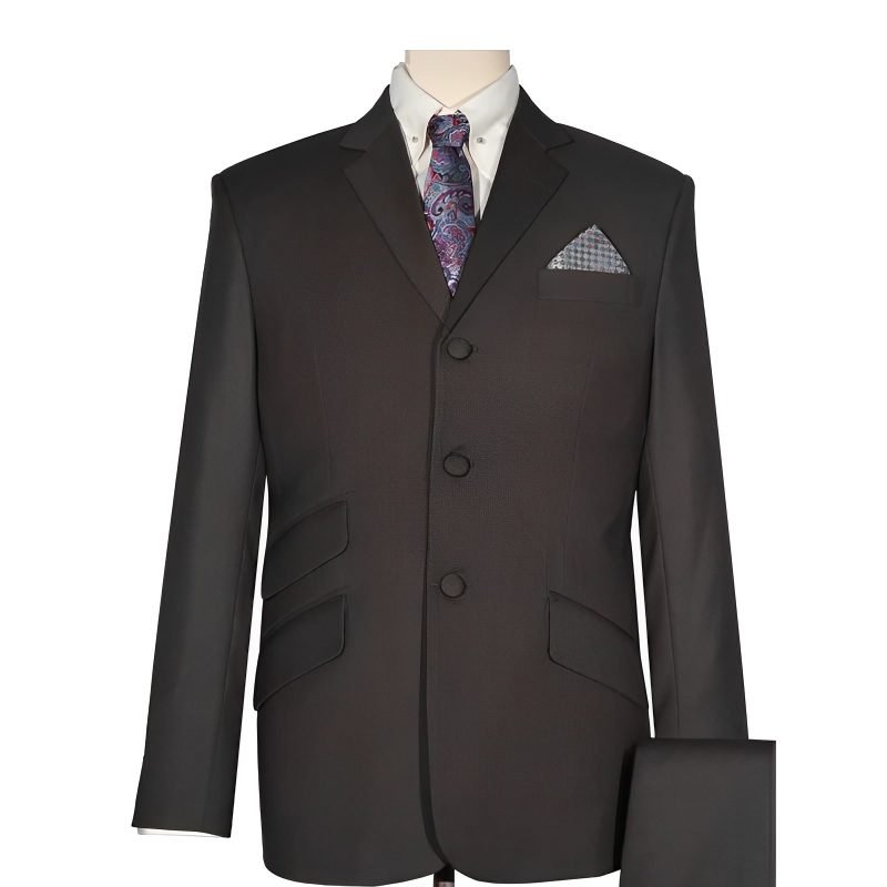 Brown Birdseye Mod Suit