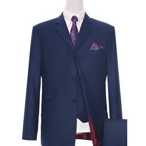 Essential Navy Blue 3-Piece Suit