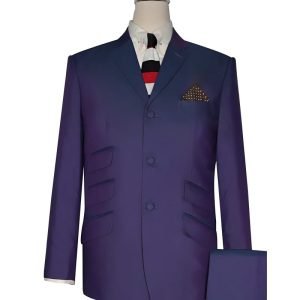 Blue & Purple Two-Tone Suit