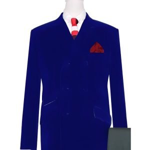 Blue Velvet Mod Jacket