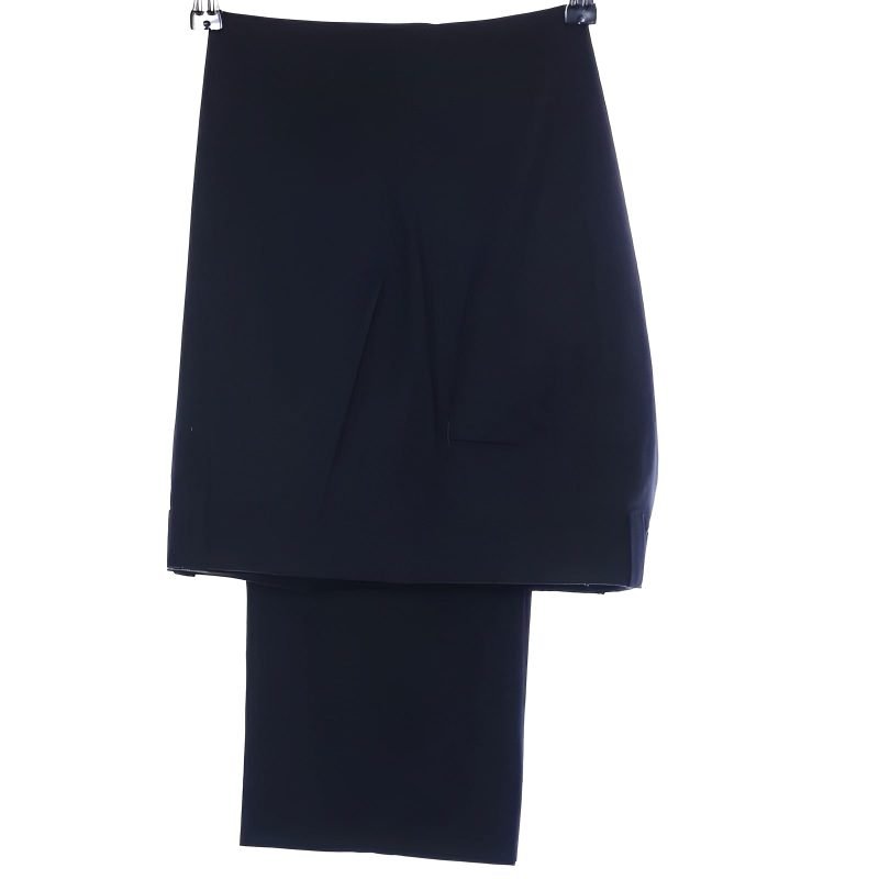 Classic Black Two-Button Mod Suit Pant