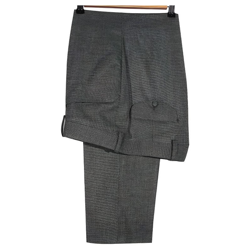 Green, Grey & Black Small Houndstooth Mod Suit – Retro Tailored Suit for Men - Image 4