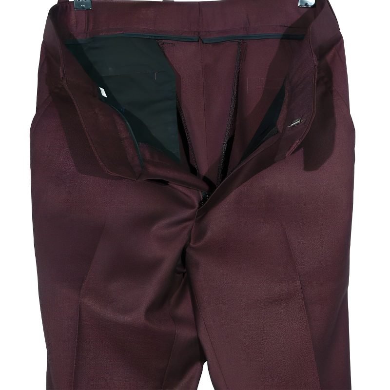 Burgundy Mod Suit – Deep Wine Red Suit with Vintage Mod Styling - Image 5