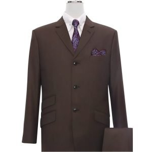 Brown 60s Mod Suit