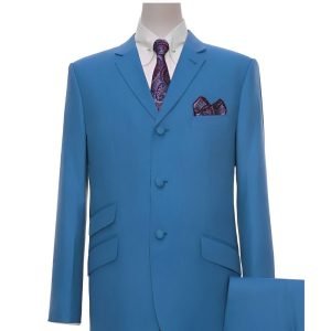 Deep Sky Blue Birdseye Mod Suit
