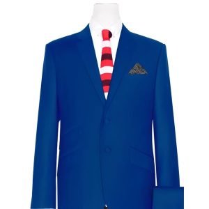 Royal Blue Two-Button Mod Suit