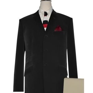 Black Velvet Mod Jacket
