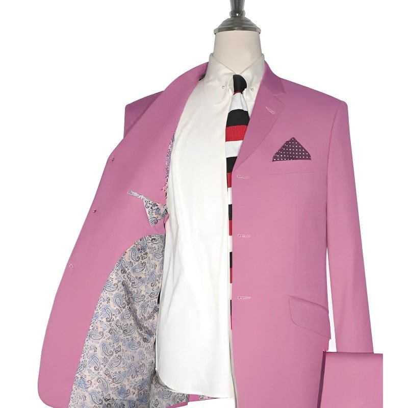 Hot Pink Mod Suit