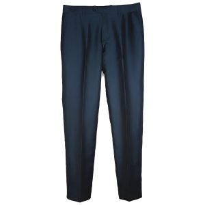 Peacock Blue & Black Two-Tone Mod Trouser