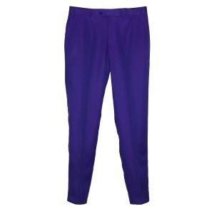 Dark Purple & Red Two‑Tone Mod Trouser