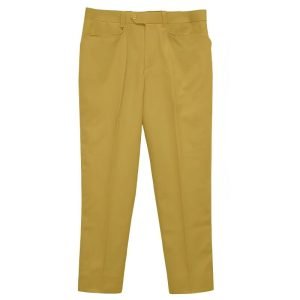 Mustard Yellow Chino Mod Trousers