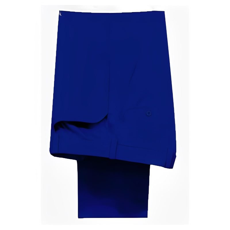 Royal Blue Chino Mod Trousers – 60s Vintage Slim Fit - Image 2