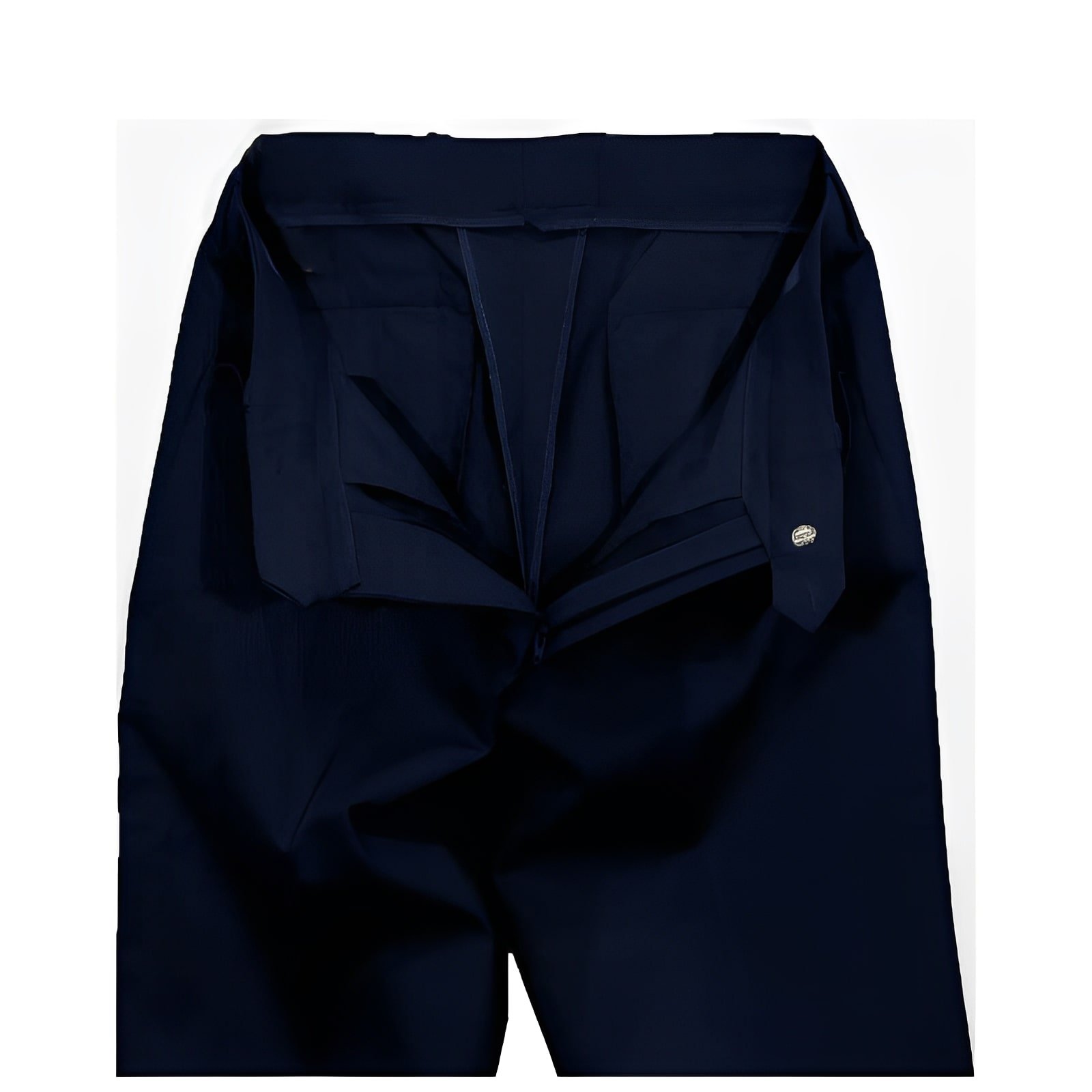 Navy Blue Chino Mod Trousers – 60s Vintage Slim Fit - Image 2