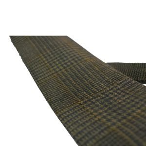 Brown Prince of Wales Check Wool-Silk Tie