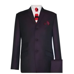 Purple & Black Two‑Tone Mod Suit