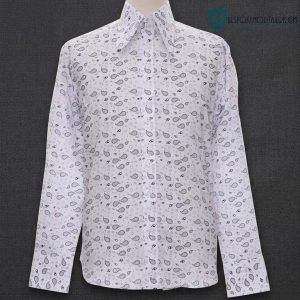 White Paisley Shirt